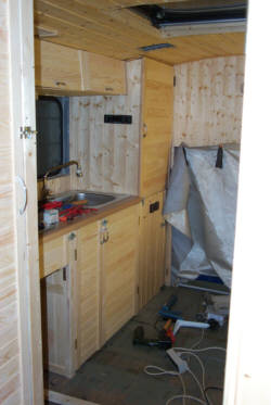 Magirus-Deutz 120D10,  Innenausbau 3